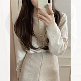 Zingj Early Autumn New Love Button Pink Sweater Female Outside Loose Lazy Wind Knit Small Cardigan Jacket