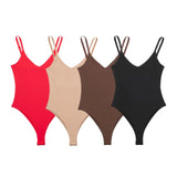 New Spring Nylon Solid Color Sling Jumpsuit