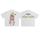Y2K T-Shirt, Men's Wear, Women's Wear, Vintage Hip-Hop Graffiti, Graphics Printing Street Clothes, Oversized