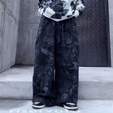 Streetwear Cargo Hip Hop ArmyGreen Baggy Camo Harem Trousers Sweatpants Camouflage Pants High Waist Alt Joggers for