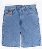 Skateboard Denim Shorts Washed Denim Shorts Summer Loose Retro Trend Brand Casual Denim