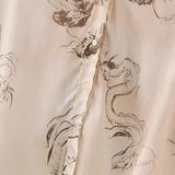 New Print Loose Version Casual Shirt