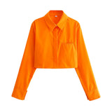 8-Color Casual Loose Short Style Shirt In