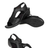 Zingj Summer New Women's Sandals With Sloping Heels And Large Sizes Of Ladies'