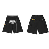 Style Alcatraz Printing Work Clothes Leisure Shorts High Street Leisure Multi-Pocket Men's And Women's