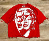 Men's T-Shirts Oversized Graphics Gothic Harajuku Short-Sleeved Men's T-Shirts Y2k Top