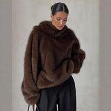 Autumn And Winter New Women's Fashion Commuting Single Buckle Heavy Industry Lead Beads Hair Coat
