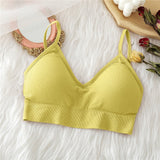 Seamless Women Bra Tank Tops Underwear Women Adjustable Shoulder Strap Wire Free Bralette Female Lingerie Brassiere