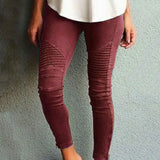 Women Pencil Pant Black Purple Summer Elastic Tight Stretch Candy Color Plus Size S-5XL Leggings Trousers Streetwear