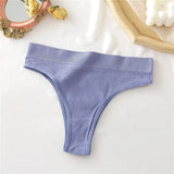 Seamless Women's Panties High Waisted Thongs Woman Comfortable Briefs S-XL Sexy Underpants For Women 9