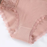 Panties Women Comfortable Underwear Sexy High-Rise Lace Underpants Female Lingerie Big Size Ladies Briefs Underwears