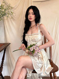 Floral Satin Mini