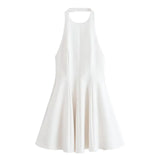 New Wave Swing Hanging Neck Dress