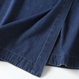 New Medium-And Long-Style Gauze Cage Skirt Denim