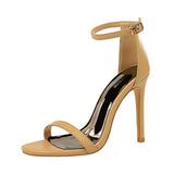 Zingj Summer Fashion Simple Thin Heel High Heel High Heels Sexy Nightclub Sandals Women's