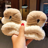 New OMG Letter Coral Fleece Wash Face Bow Hairbands For Women Girls Headbands Headwear Hair Bands Turban Hair
