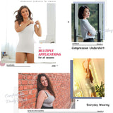 Tummy Control Shapewear Tank Tops Cami with Built in Bra Seamless Body Shaper Camisole Slimming Compression Waist