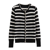And Winter New Row Buckle Knitted Coat