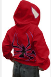 European Halloween Personality Men's And Women's Jackets Y2K Couple Big Size Spider-Man Zip