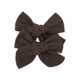 2021 New Cotton Linen Print Hair Clips For Cute Baby Girls BB Boutique Hairpins Barrette Headwear Kids Hair