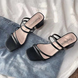 Zingj Ribbon Sandals Fairy Style 2023 New Sandals With Thick Heels And