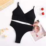 Underwear Set Women Seamless Bra Set Wireless Bra Sexy High Waisted Female Underpants Comfortable Basic Bralette