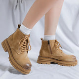 Zingj 2023 New British Style Outdoor Overalls Men Outfit Men's Fashion Boots