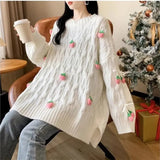 Strawberry Tassel Sweater- Outfit