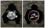 Men's Hoodie Y2K Original Hip-Hop Cartoon Graphic Printing Pullover Fashion Leisure