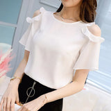 Style 2023 Spring OL Style Korean Version Round Neck Slim