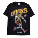 Men's T-Shirt Pure Cotton Street Clothing Animation Leisure Oversized Basketball Printed Short-Sleeved Shirt