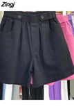 Women 4 Colors Kawaii S-3XL Summer Basic Simple All-match Students Casual Ladies Popular Fashion Loose Soft Bottoms