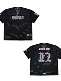 Web English AEEEZ Jersey Digital V-Neck T-Shirt Fashion Street Men And Women Leisure Sports Short