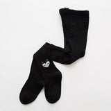 Spring Autumn Knitted Children Pantyhose Cotton Double Needle Tights for Girls Cute Animal Baby Girl Winter