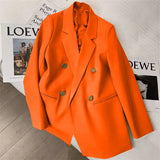Zingj Spring And Autumn Outfit Fried Street Loose Leisure Versatile Autumn Suit Jacket Female Korean Black Suit