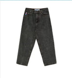 Year's Popular Street Clothing Jeans Y2K Casual Hip-Hop Blue Baggy