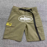 Style Alcatraz Printing Work Clothes Leisure Shorts High Street Leisure Multi-Pocket Men's And Women's