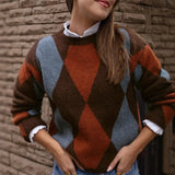 And Winter Essential Amazon Repair Collar Design Cross Knitting Top Sweater