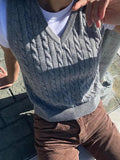 Twist Sweater Vest- Outfit
