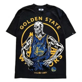 Men's T-Shirt Pure Cotton Street Clothing Animation Leisure Oversized Basketball Printed Short-Sleeved Shirt