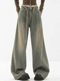 Tie Strap Seam Detail Boyfriend Jeans- Outfit