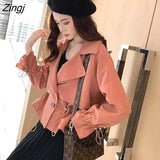 Women 6 Colors Office Lady Simple All-match New Designer Wind-proof Cozy Outwear Streetwear Korean Style Lady Hot