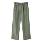 Zingj Women's French Kimono High Waisted Straight Set