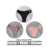 Sexy Women's Panties Cotton Brazilian Underwear Women V Waist Women's Thong Female Underpants Intimate Lingerie