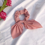 Women Rabbit Ear Hair Scrunchie Vintage Knot Elastic Hair Band Girl Ponytail Holder Hair Ring Rope Fashion Hair