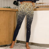 Stretch High Waist Casual Printing Fashion