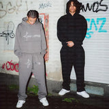 Chao Brand Letter Loose Sweater Y2K Hip Hop Street Pullover Casual Top For Men And