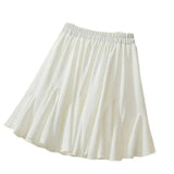Women's Clothing INS Burst High-Waisted Ponpony Ponhos Side Half-Body Skirt Thin Cash Waist
