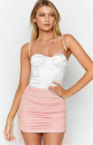 Chic High Waist Lace Up Wrap Hip Mini Skirts Sexy Slim Elastic Knitted Clubwear Vestidos