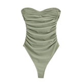Chest Jumpsuit 5039353 Laminated Decorative Stretch Skirt 5039356